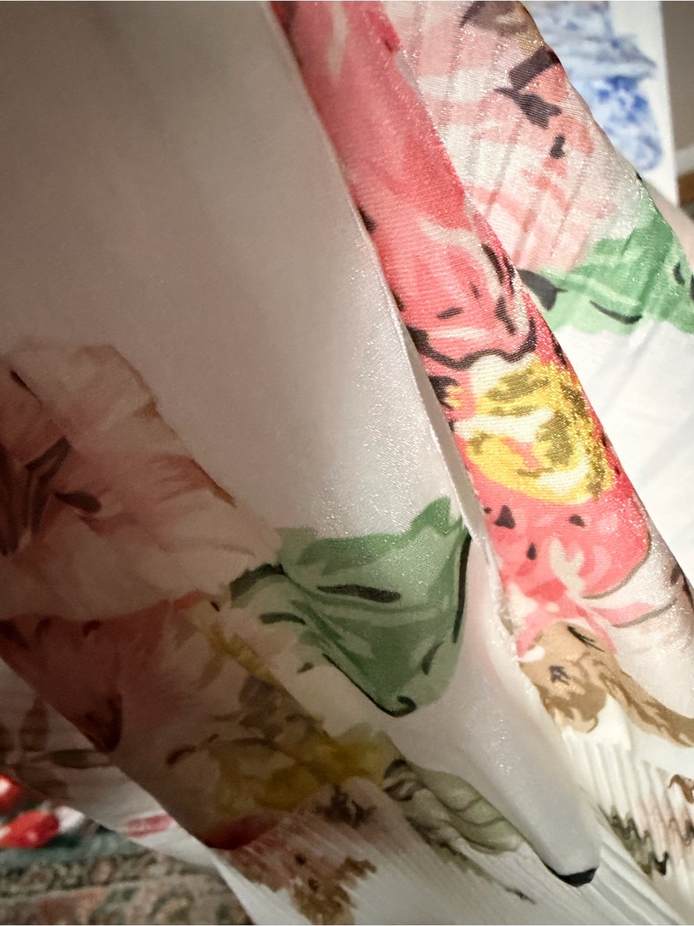 Zimmermann White Floral Maxi Skirt with Pink and Yellow Blooms - Picture 11 of 12
